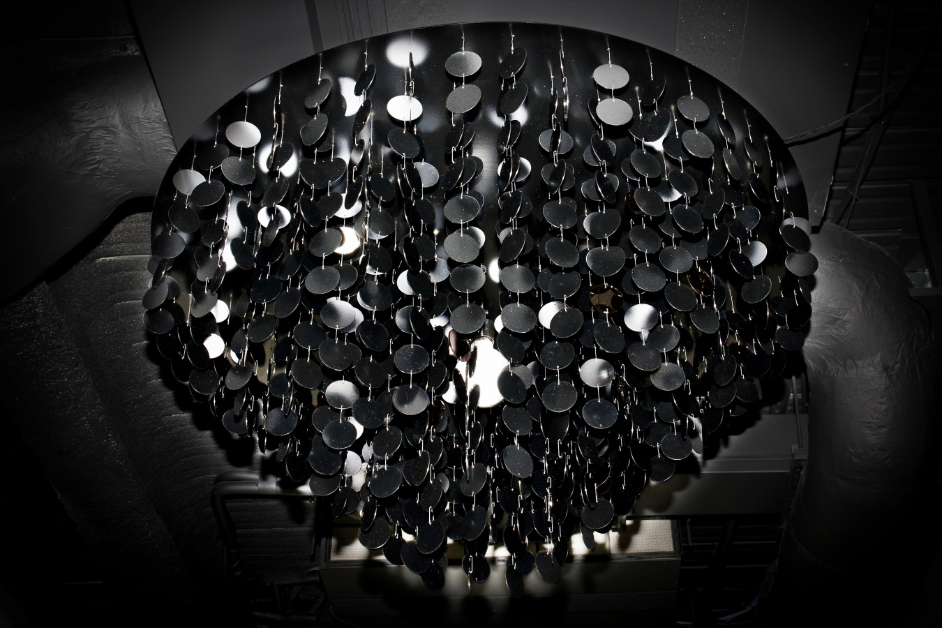 George Singer Modern Chandeliers And Lighting Installations Black Oyster Chandelier Photo 2 Www Georgesinger Co Uk