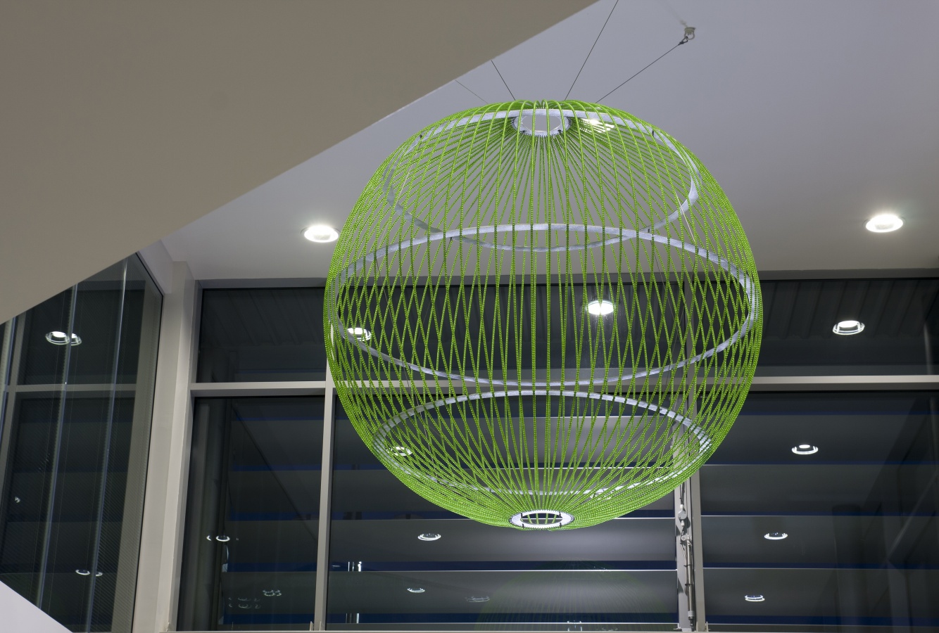 George Singer Modern Chandeliers And Lighting Installations Green Globe Photo 1 Www Georgesinger Co Uk